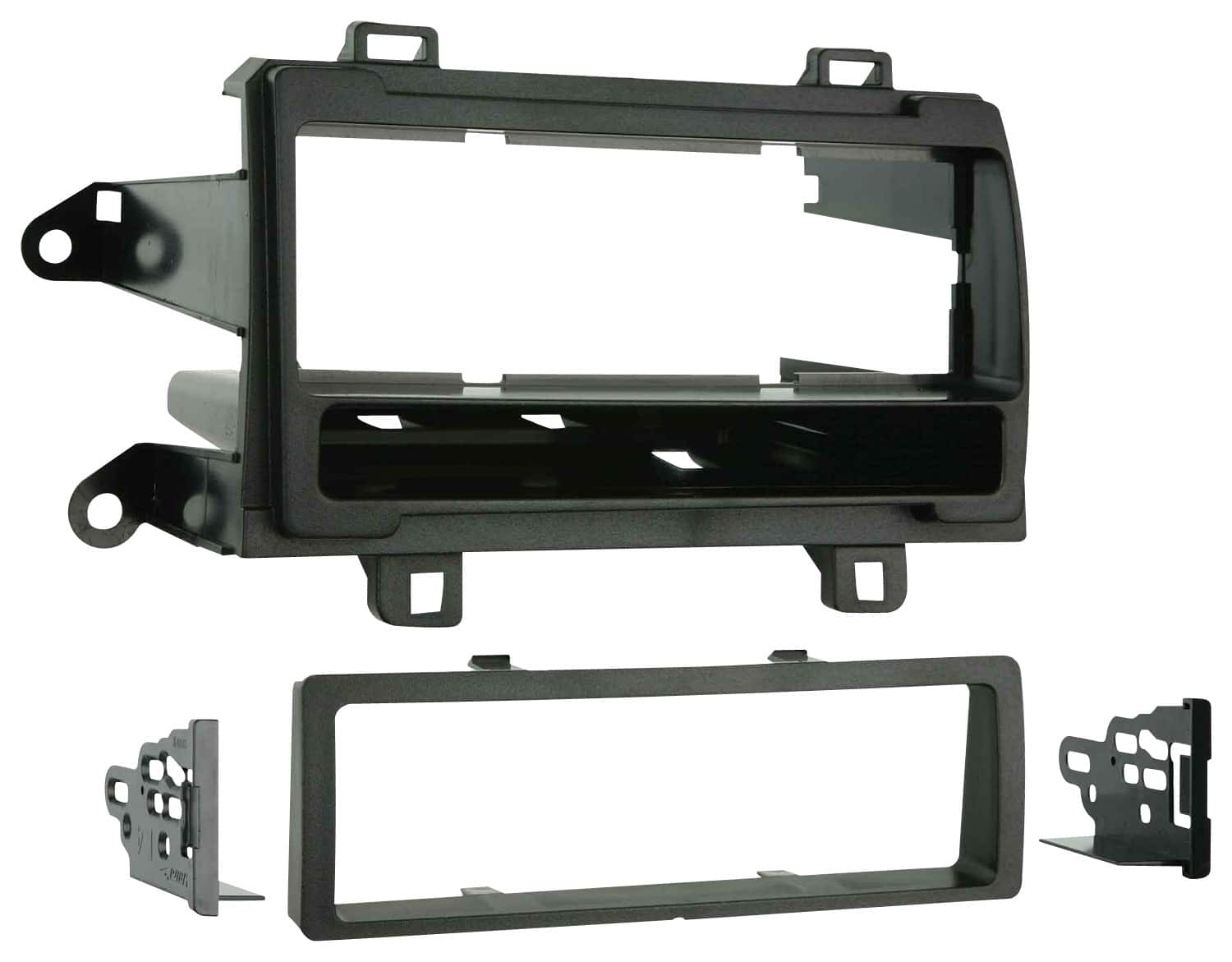Front. Metra - Dash Kit for Select 2009-2010 Toyota Matrix DIN - Black.