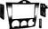 Angle. Metra - Dash Kit for Select 2004-2008 Mazda RX-8 - Black.