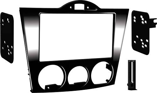 Angle. Metra - Dash Kit for Select 2004-2008 Mazda RX-8 - Black.