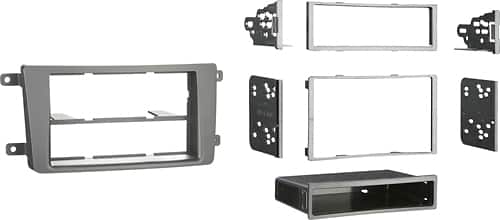 Angle. Metra - Dash Kit for Select 2007-2015 Mazda CX-9 DIN DDIN - Black.