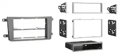 Front. Metra - Dash Kit for Select 2007-2015 Mazda CX-9 DIN DDIN - Black.