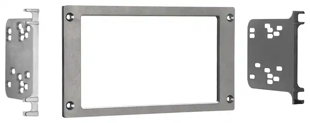 Front. Metra - Dash Kit for Select 1987-1993 Ford Mustang DDIN - Black.