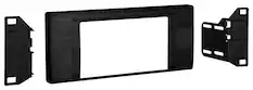 Front. Metra - Dash Kit for Select 2000-2006 BMW X5 DDIN - Black.