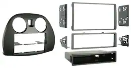 Metra - Dash Kit for Select 2006-2012 Mitsubishi Eclipse DIN DDIN - Black