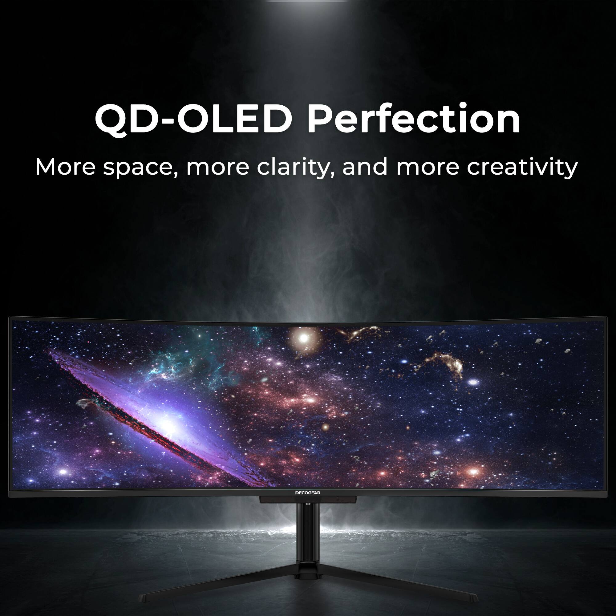 QD-OLED Perfection  
More space, more clarity, and more creativity