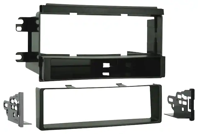 Front. Metra - Dash Kit for Select 2007-2009 Kia Spectra Spectra DIN - Black.
