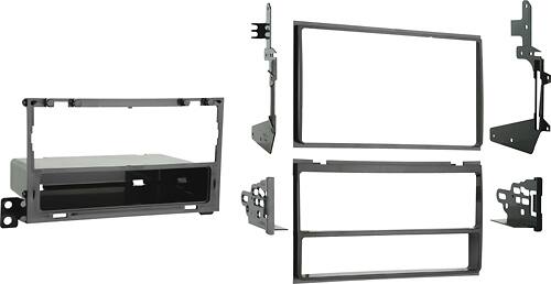 Angle. Metra - Dash Kit for Select 2007-2008 Nissan Maxima DIN DDIN - Gray.