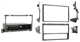 Metra - Dash Kit for Select 2007-2008 Nissan Maxima DIN DDIN - Gray