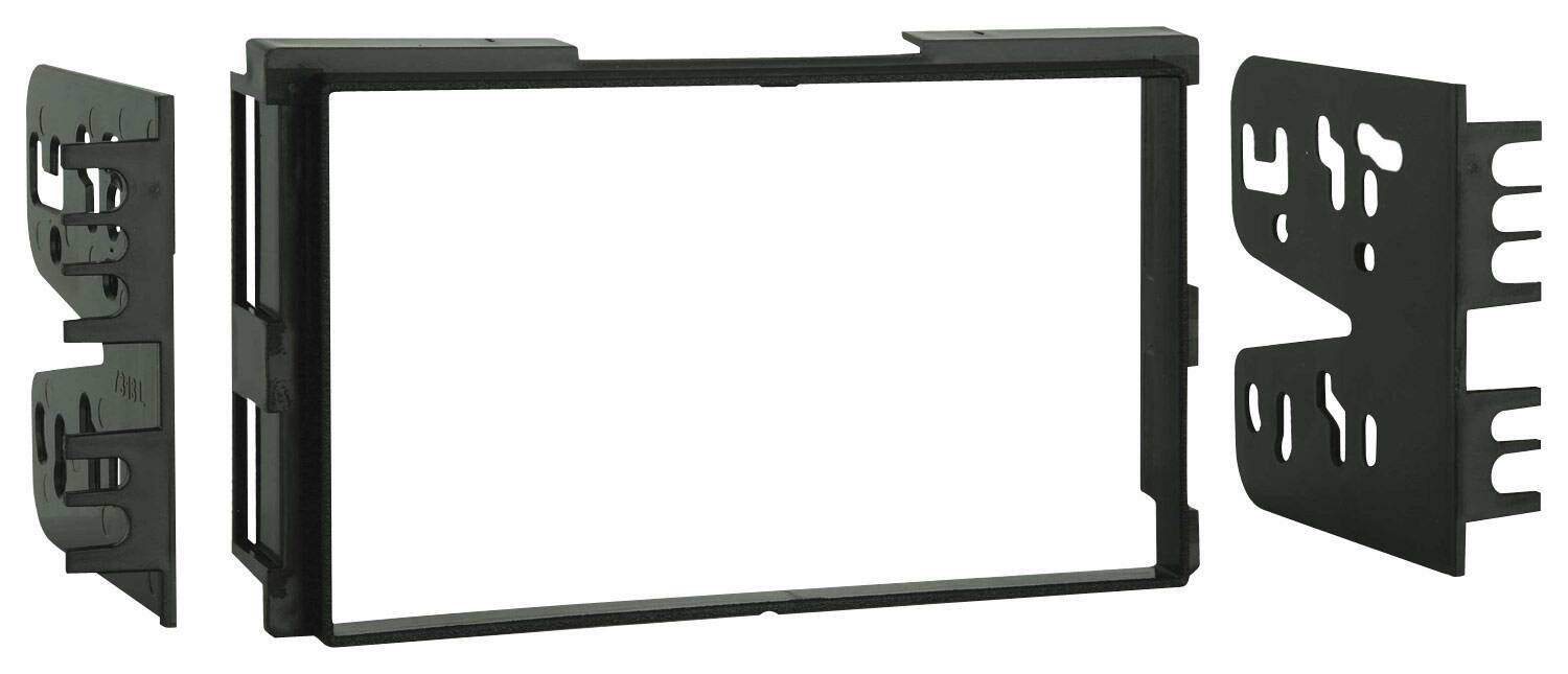 Front. Metra - Dash Kit for Select 2001-2005 Kia Optima DDIN - Black.