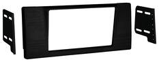 Front. Metra - Dash Kit for Select 1997-2003 BMW 5 DDIN - Black.