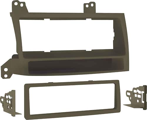 Angle. Metra - Dash Kit for Select 2009-2010 Hyundai Sonata DIN - Brown.