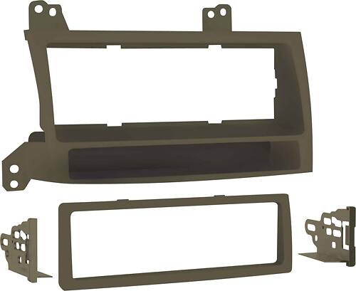 Angle. Metra - Dash Kit for Select 2009-2010 Hyundai Sonata DIN - Brown.