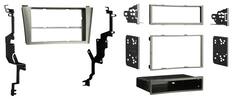 Front. Metra - Dash Kit for Select 2000-2004 Infiniti I30 DIN DDIN - Gray.