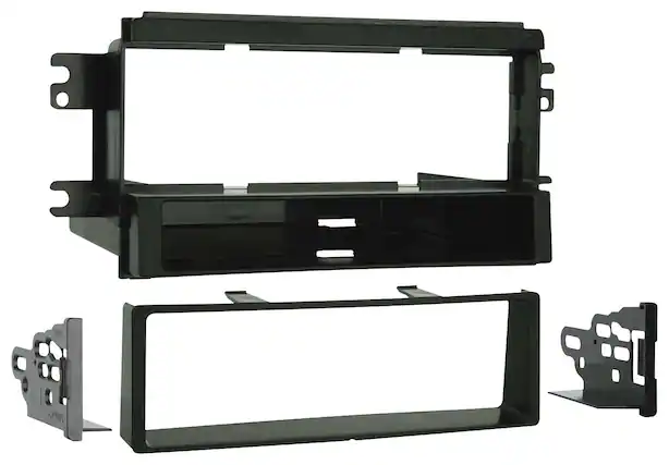 Front. Metra - Dash Kit for Select 2004-2009 Kia Spectra - Black.