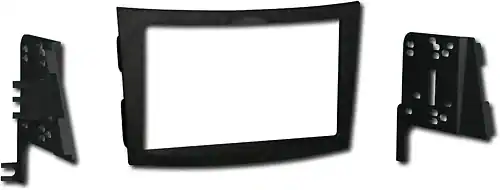 Angle. Metra - Dash Kit for Select 2010-2014 Subaru Outback DDIN - Black.