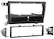 Front. Metra - Dash Kit for Select 2001-2004 Nissan Pathfinder DIN - Black.