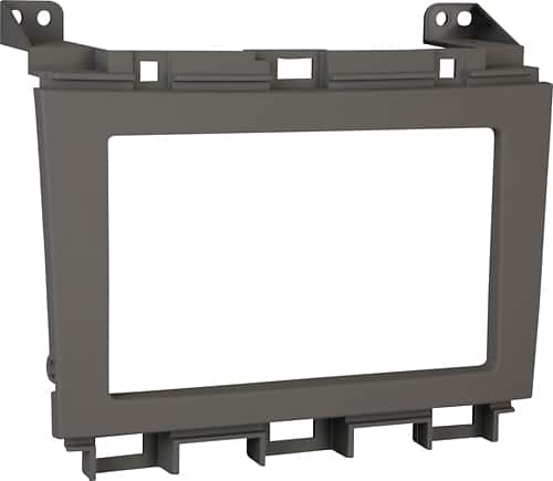Angle. Metra - Dash Kit for Select 2009-2014 Nissan Maxima DDIN - Gray.