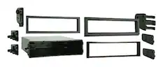 Front. Metra - Dask Pocket for Select 1992-2011 Subaru Volkswagen Mercedes-Benz Mitsubishi DIN - Black.