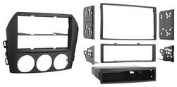 Metra - Dash Kit for Select 2006-2008 Mazda Miata DIN DDIN - Black - Front_Zoom