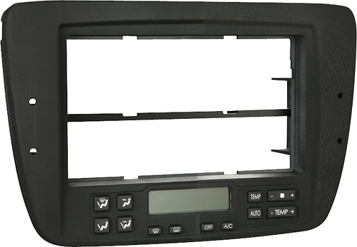 Angle View: Metra - Dash Kit for Select 2000-2003 Ford Taurus DIN DDIN - Black