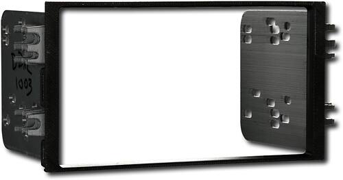 Angle. Metra - Dash Kit for Select 1995-2005 Kia Sportage DDIN - Black.