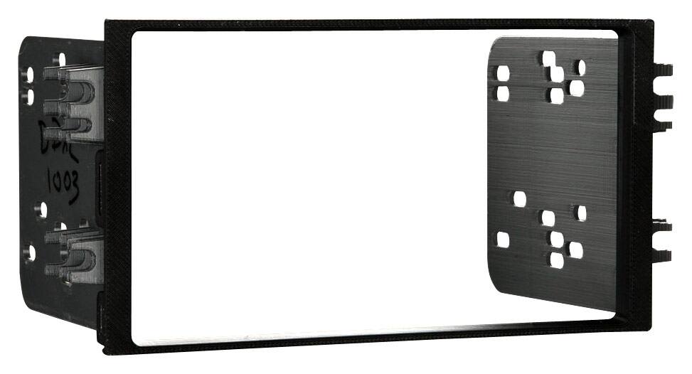 Front. Metra - Dash Kit for Select 1995-2005 Kia Sportage DDIN - Black.