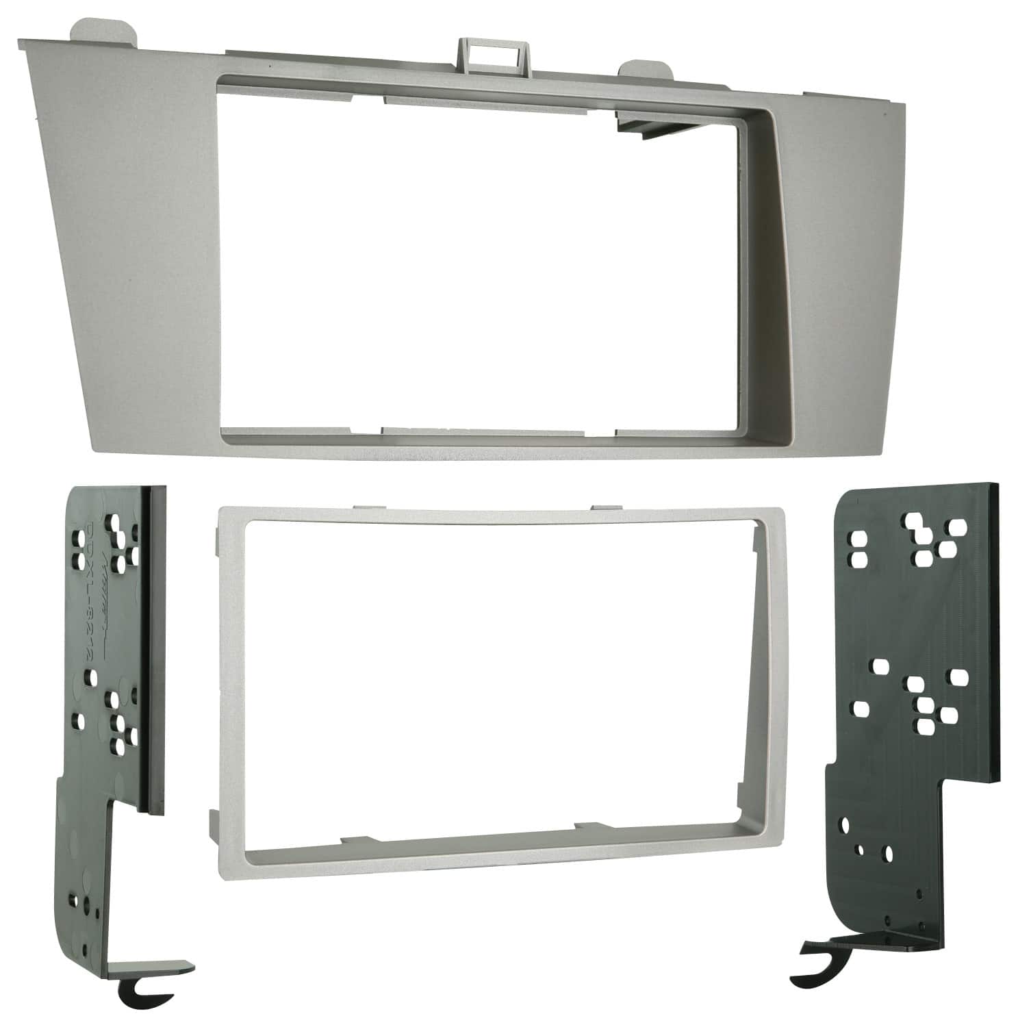 Front. Metra - Dash Kit for Select 2004-2008 Toyota Solara DDIN - Silver.