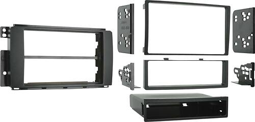 Angle. Metra - Dash Kit for Select 2008-2010 Smart Fortwo DIN DDIN - Black.