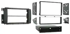 Front. Metra - Dash Kit for Select 2008-2010 Smart Fortwo DIN DDIN - Black.