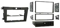 Front. Metra - Dash Kit for Select 2007-2009 Mazda CX-7 DIN DDIN - Black.