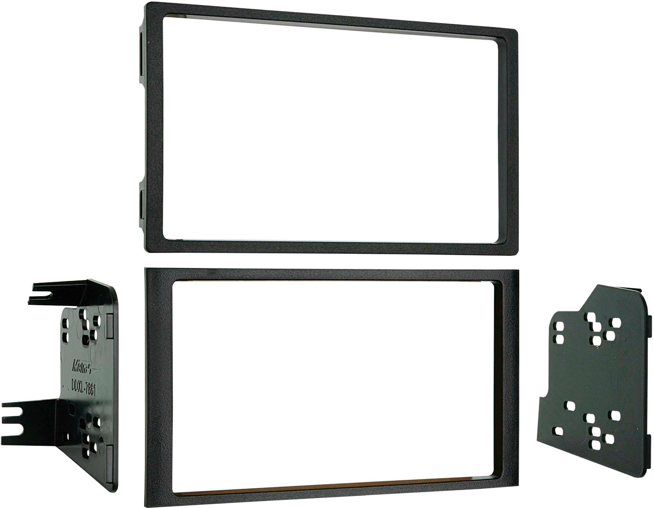 Angle View: Metra - Dash Kit for Select 2001-2007 Toyota Sequoia Tundra Double Cab Tundra Standard/Access DIN - Black