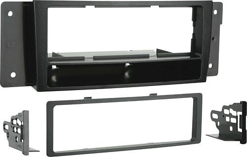 Angle. Metra - Dash Kit for Select 2004-2008 Chrysler Pacifica DIN - Black.