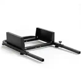 Dardoo - Rear Seat Frame Expands Racing Wheel Stand into Simulator Cockpit, for Most Racing Seats - Black