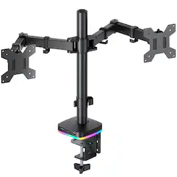 RGB Dual Monitor Arm