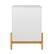 Alt View Zoom 24. Walker Edison - Scandi 1-Drawer Minimalist Nightstand - White.