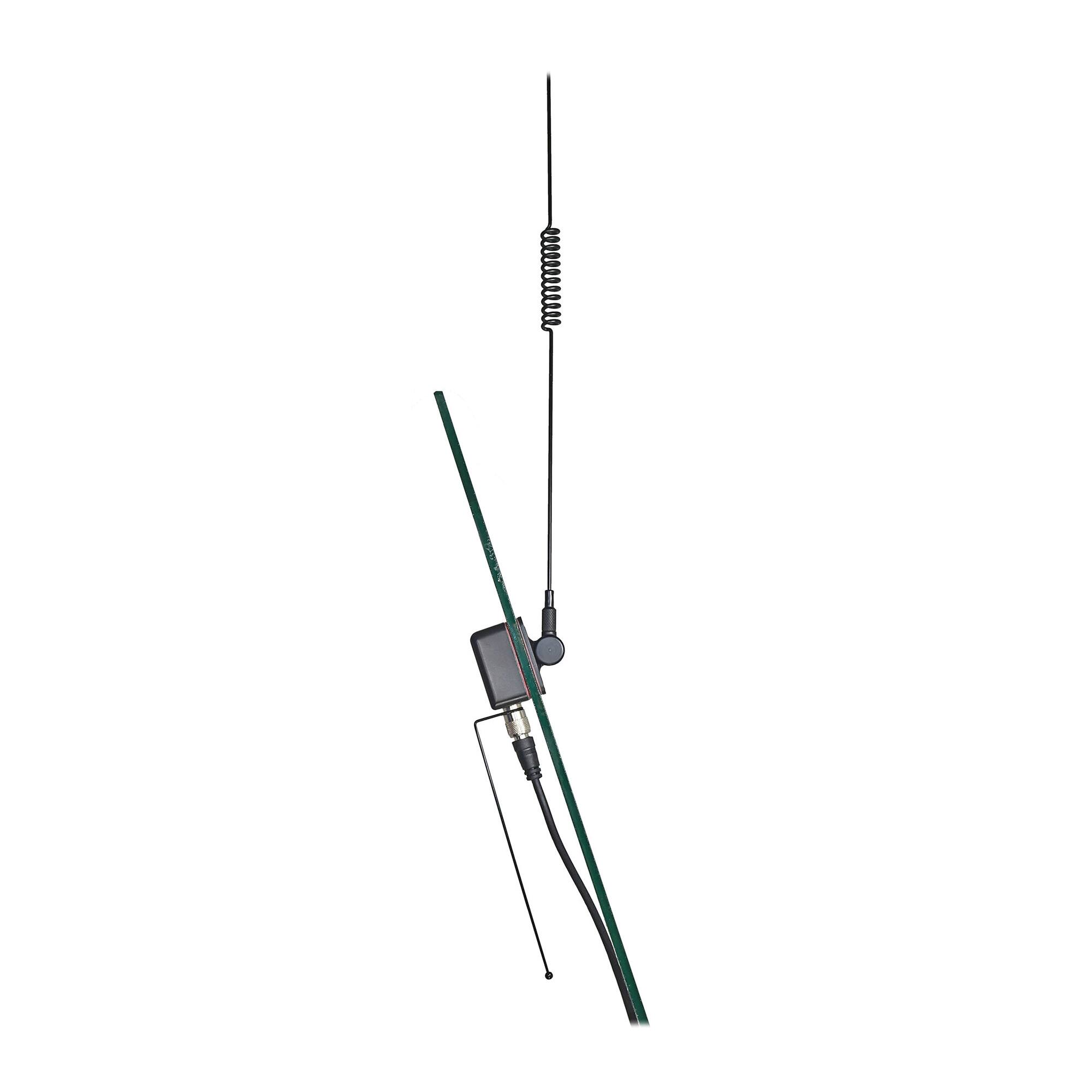 Alt View 10. Tram - 50-Watt Pretuned Dual-Band 144-148 MHz VHF/440-450 MHz UHF Amateur Radio Antenna Kit with Glass Mount and Cable - Black.