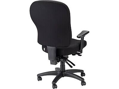 Alt View 2. Tempur-Pedic - Tempur-Pedic TP4000 Ergonomic Fabric Swivel Task Chair, Black (TP4000) - Black.