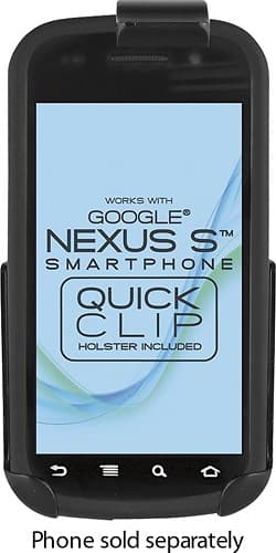 Front Standard. Platinum Series - Case for Samsung Nexus S Mobile Phones (T-Mobile) - Black.