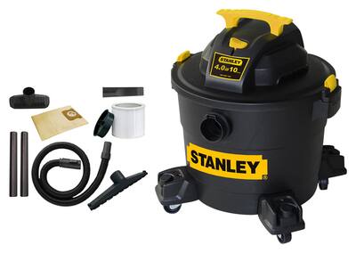 Stanley - 10-Gal. Wet/Dry Vacuum - Black