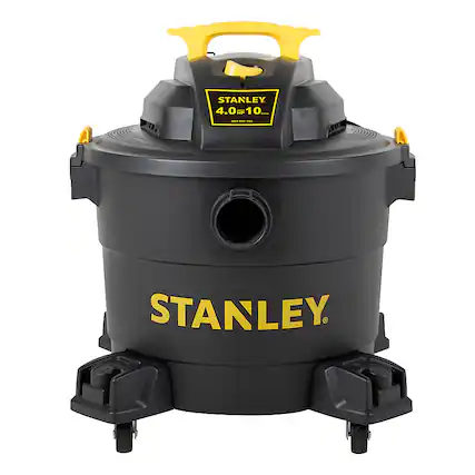 Front. Stanley - SL18191P 10 Gallon wet/dry vacuum - black.