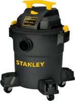 Stanley - 6 Gallon wet/dry vacuum - black - Front_Zoom
