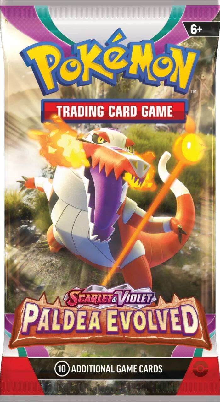 Pokémon Trading Card Game  
Scarlet & Violet  
Paldea Evolved  
10 Additional Game Cards  
6+