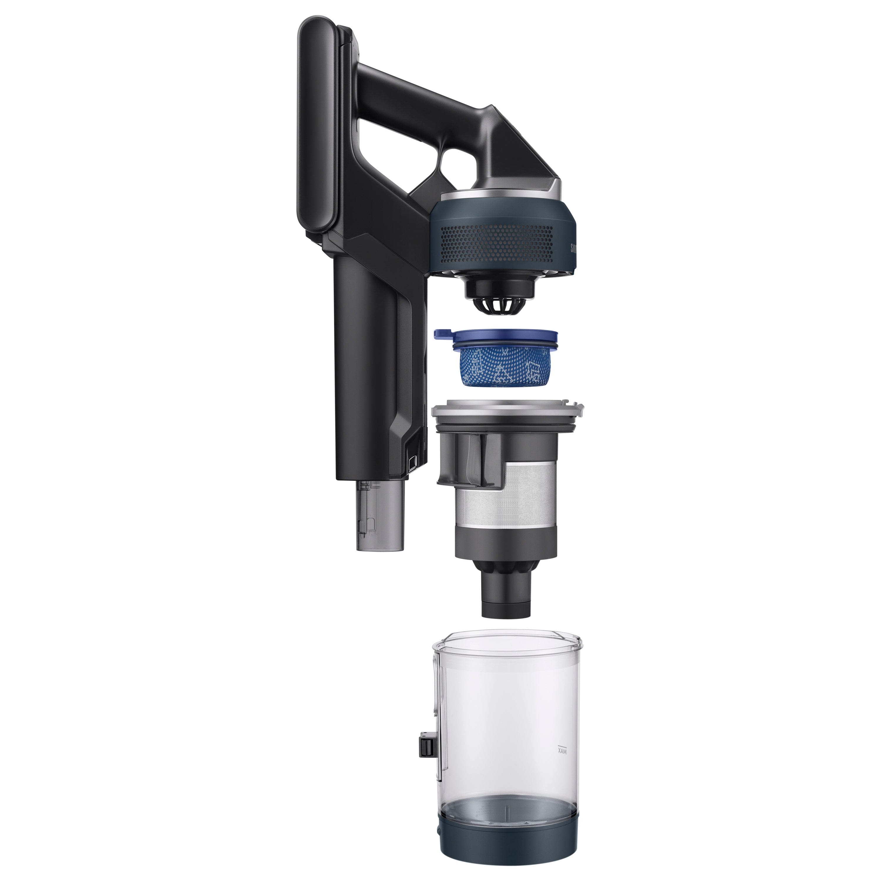 Alt View Zoom 16. Samsung - BESPOKE Jet Cordless Stick Vacuum with All-in-One Clean Station - Midnight Blue.