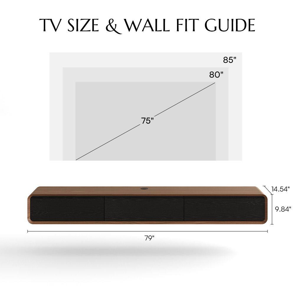 TV SIZE & WALL FIT GUIDE

85"  
80"  
75"  
14.54"  
9.84"  
79"