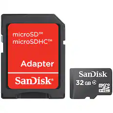 Front. SanDisk - 32 GB microSDHC - Multi.