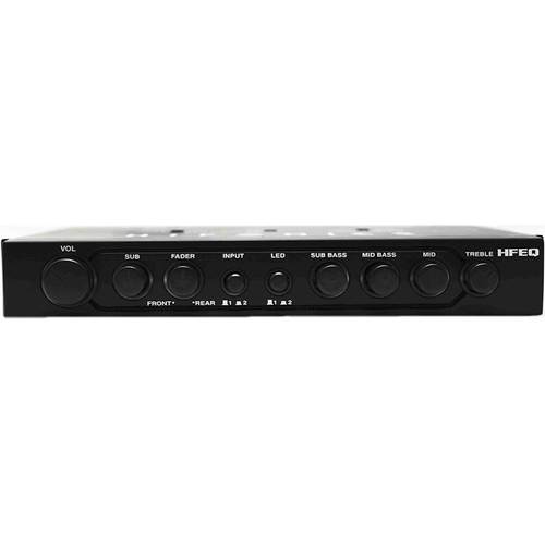  Hifonics - 4-Band Equalizer for Most Aftermarket Vehicle Stereo Systems - Black