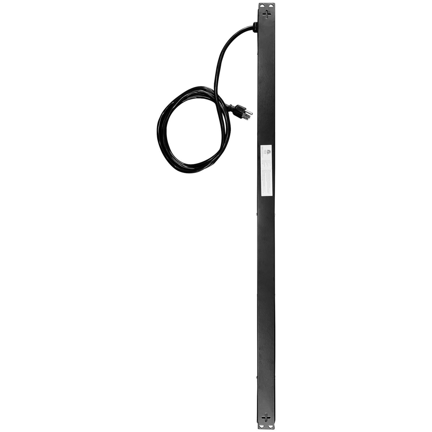 Angle. Stanley - Stanley 31610 Surgemax Pro 400-joules Surge Protector Power Bar, 9 Outlets, 6-ft. Cord, 31610 - Black.