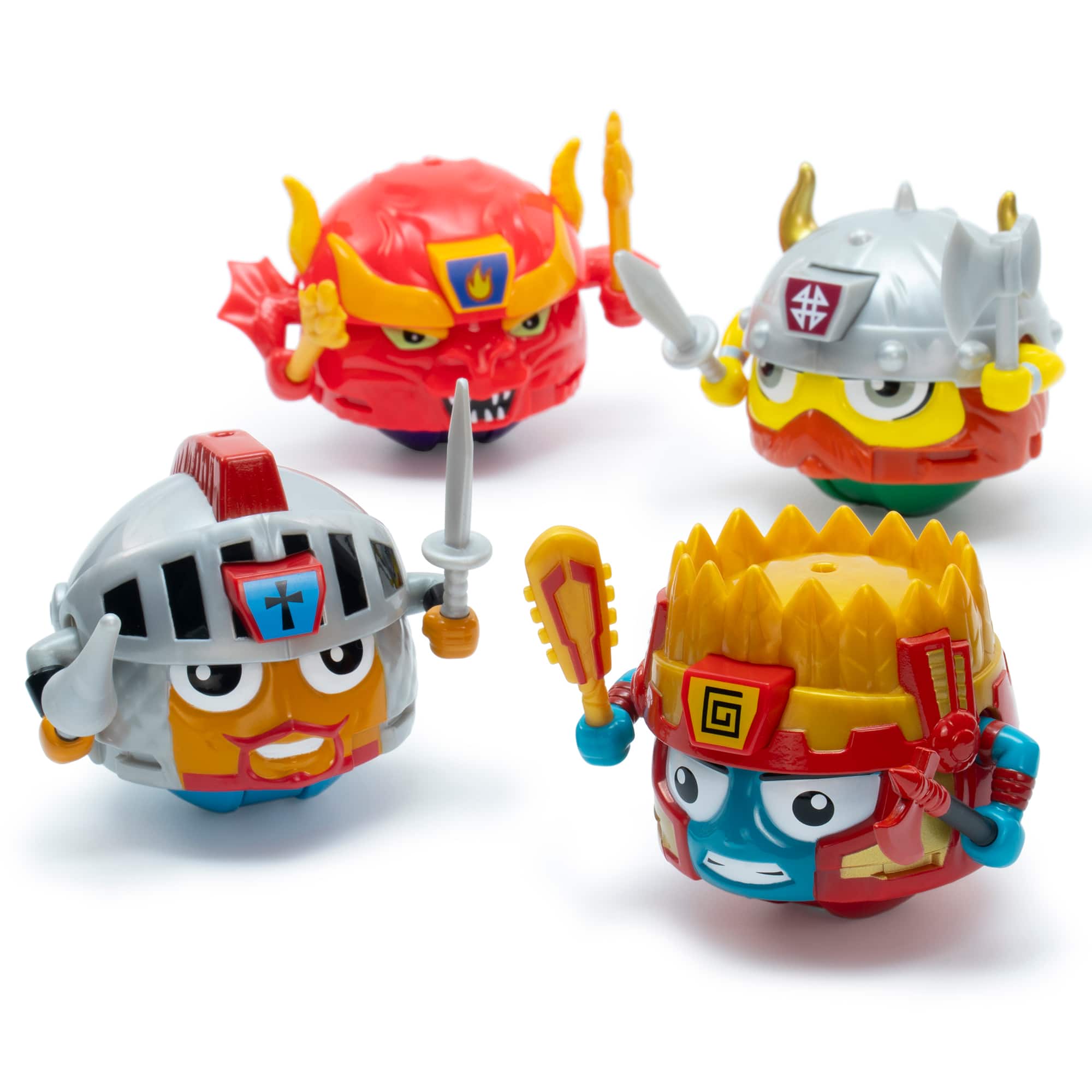 Buzz Bee Toys - Battle Ballz: Collectors Pack - 4 Warriors Kids 5+