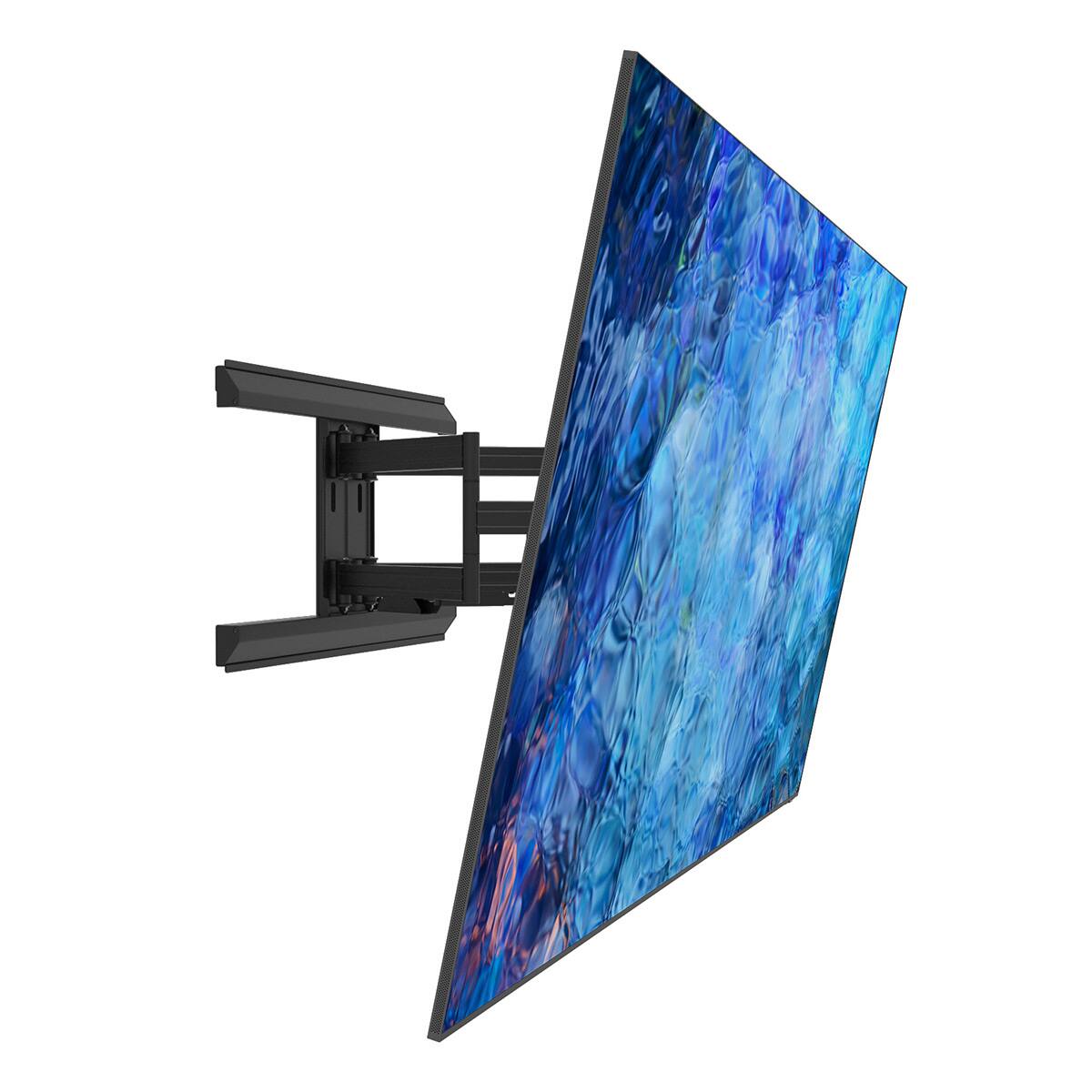 Alt View 9. Kanto - Pro Series Full Motion TV Wall Mount with Adjustable Offset for 55" - 120" TVs - Black.