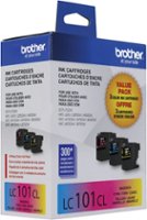 Brother - LC1013PKS Standard-Yield 3-Pack Ink Cartridges - Cyan/Magenta/Yellow - Front_Zoom